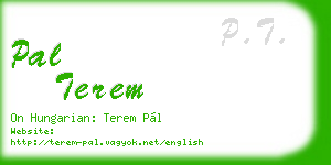 pal terem business card